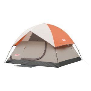 Coleman 3 Man Person Dome 4 Camping w Rain Cover Tent