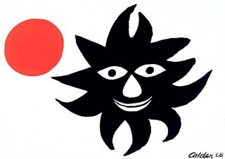 Alexander Calder Lithograph Original 1968 Plate Signed