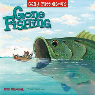 Gary Patterson Gone Fishing 2012 Wall Calendar