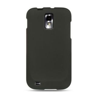 Solid Black Hard Skin Cover for T Mobile Samsung Galaxy s II 2 SGH 
