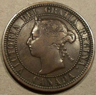 1888 old canadian coin canada large cent