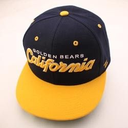 California Golden Bears NCAA Snapback Hat Cap Headliner 2 Tone Black 
