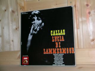 Maria Callas Donizetti Lucia Di Lammermoor Serafin Elkins EMI 2 LP 