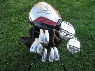 Complete Cleveland Callaway Golf Set Irons Driver Woods