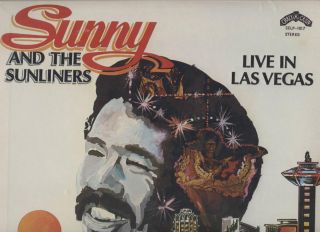 Sunny the Sunliners LP Live In Las Vegas Crazy Cajun 1017 SEALED