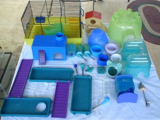  Hamster Pet Cage Accessories Lot