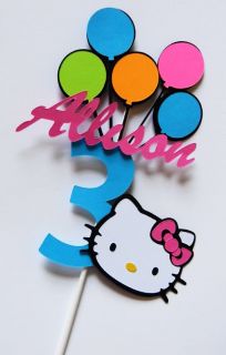 Custom Hello Kitty Cake Toppers or Table Centerpieces