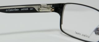 New Calvin Klein eyeglasses CK 5325 001 Black Frame Authentic 53 17 