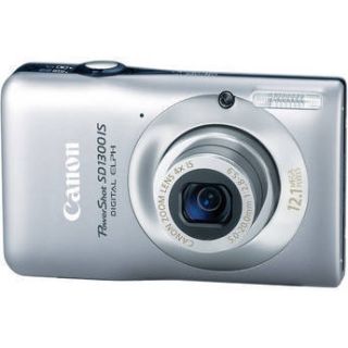 Canon PowerShot Digital ELPH SD1300 IS 12 1 MP Digital Camera 