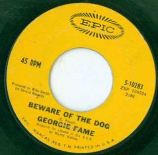 Georgie Fame Epic The Ballad of Bonnie and Clyde
