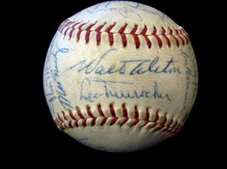 Carl Erskines 1963 Los Angeles Dodgers Team Signed Baseball *World 