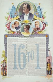   Bryan Political Button 1896 Presidential Campaign Antique RARE