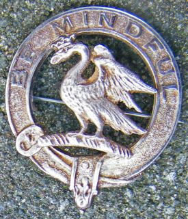   Silver Clan badge for Clan CAMPBELL of Cawdor EDINBURGH Hallmarkings