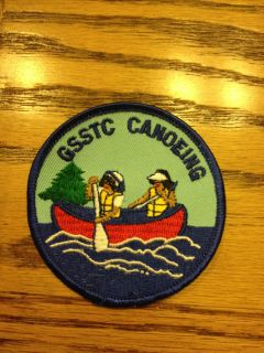 Girl Scouts GSSTC Canoeing Patch New