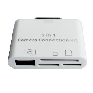 in 1 M2 TF SD Card Reader USB Camera Connection Kit for Apple iPad2 