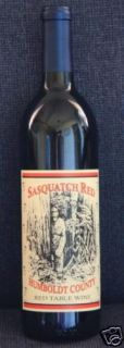 California Red Wine Sasquatch Red