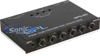 SPL SPQ20 4 Band Parametric Car Audio Pre Amp Equalizer EQ