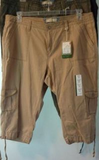 Levi Strauss Cargo Capitola Capri Cropped Pants Fits Every Body Plus 