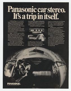 1968 Panasonic Car Stereo Its A Trip in Itself Print Ad