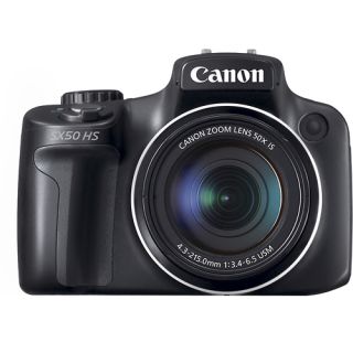 Canon PowerShot SX50 HS 12 1 MP Digital Camera Black Intl SHIP Avail 