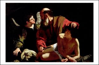   Peinture Le Caravage Caravaggio Sacrifice DIsaac 1601 Neuf