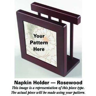 Gibson Designs Tree Trimmings Rosewood Napkin Holder HC 