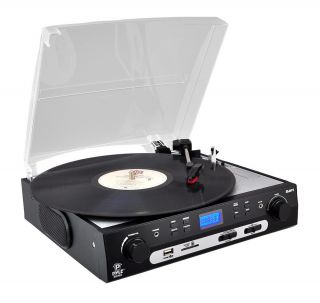 The Pyle PLTTB9U   USB Turntable with Direct to Digital USB/SD Card 