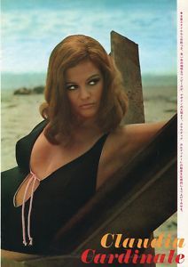 CLAUDIA CARDINALE Swimsuit CLINT EASTWOOD 1968 JPN PINUP PICTURE 