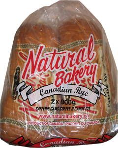 Natural Bakery Canadian Rye Bread 2 x 900G
