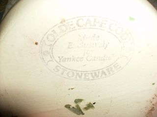   Yankee Candle TART BURNER OLDE CAPE COD tea light Candle holder w/tart
