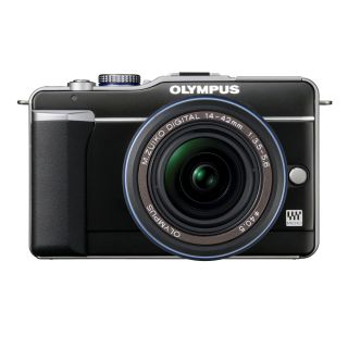Olympus PEN E PL1 12.3 MP Digital Camera   Black (Kit w/ 14 42mm Lens)