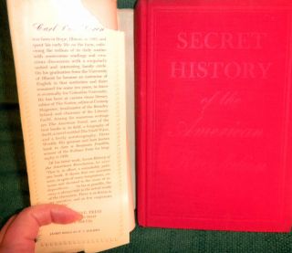   ed BOOK  SECRET HISTORY OF THE AMERICAN REVOLUTION by CARL VAN DOREN