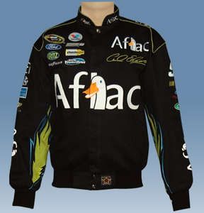 Carl Edwards NASCAR Jacket 3 Size Aflac 100 Cotton by JH Design