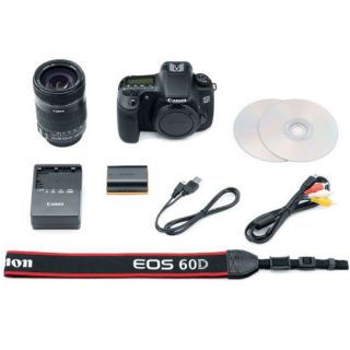 Canon EOS 60D DSLR Camera with Canon EF s 18 135mm Lens