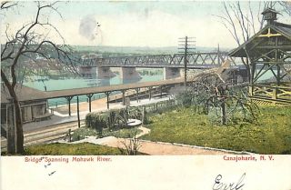 NY Canajoharie Bridge Spanning Mohawk River 1907 T73635