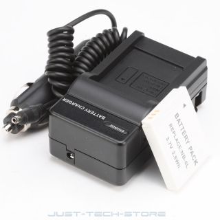 Battery Charger for Canon PowerShot D10 S90 SD1200 Is SD1300 Is 