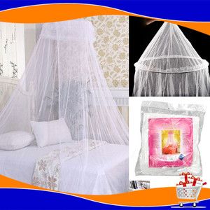 Bed Canopy Netting Curtain Dome Fly Mosquito Midges Insect Stopping 