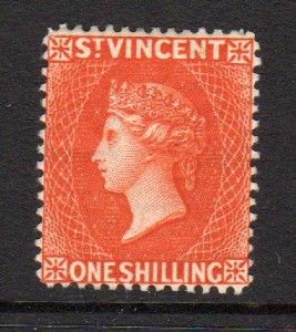 St Vincent Early 1 Stamp Mounted Mint