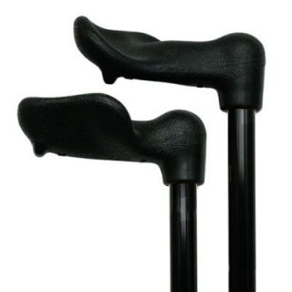   Grip Adjustable Walking Cane Black Right Hand Walking Stick