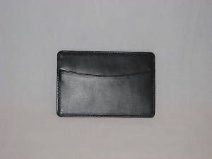 All Natural Geniune Italian Leather Credit Card Holder