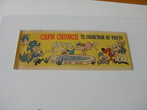Quaker Captain Crunch and The Picture Pirates 1963 Giveaway Comic Near 