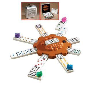 Cardinal Industries Mexican Train Domino Game w Aluminum Case
