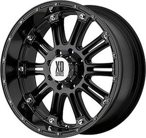   XD795 17x9 0 Hoss Black Offroad Truck Rims Wheels Nitto Tires