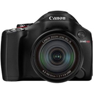 Canon PowerShot SX40 HS 12 1 MP Digital Camera Black 4GB SD Card 