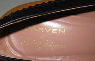 Carven for Robert Clergerie Ursule Brown Black Wedge Loafer Shoes Sz 