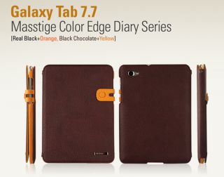 ZENUS Samsung Galaxy Tab 7 7in Leather Case Masstige Color Edge Folder 