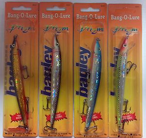 LOT OF 4 BAGLEY BANG O LURES BRAND NEW IN PACKAGE