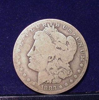 Carson City Mint 1883 CC Morgan Silver Dollar AG Bargain