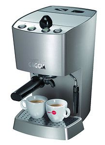 Espresso Machine Maker Gaggia Espresso Dose Warm Silver Semi Automatic 