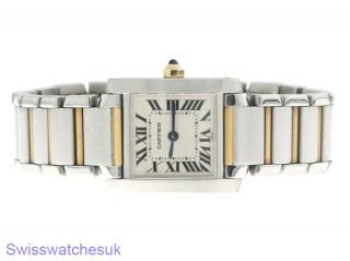 Cartier Tank Francaise Watch Steel Gold Shipped from London UK Contact 